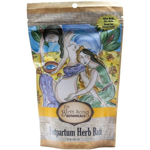 Birth Song Botanicals Postpartum Herb Sitz Bath for Soothing Recovery, 8 oz.