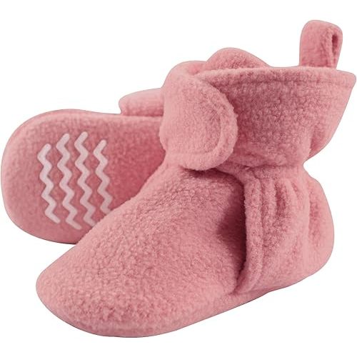 Hudson Baby Unisex-Child Cozy Fleece Booties Slipper Sock