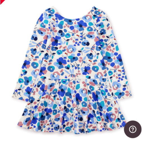 Hello Kitty® Drop Waist Skirted Dress | Tea Collection
