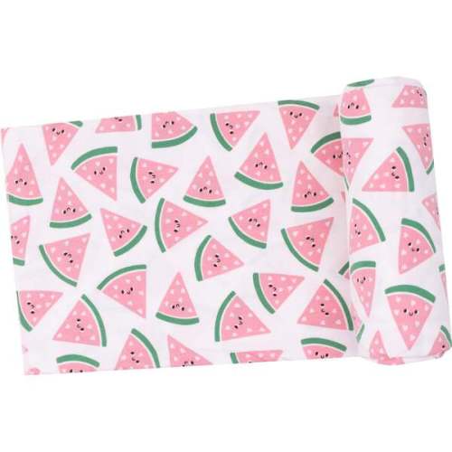 Swaddle Blanket, Watermelon Hearts - Angel Dear | Maisonette