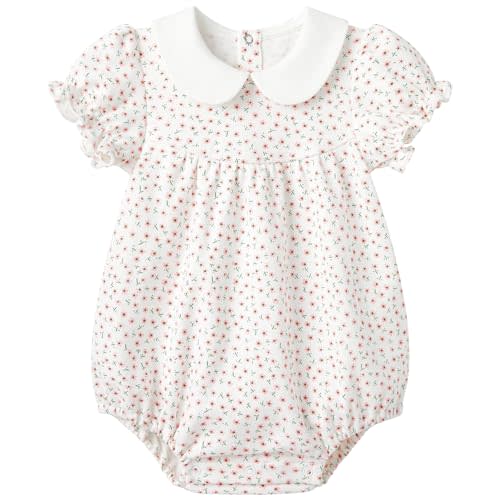 pureborn Baby Girls Boys Bodysuit Super Soft Cotton Romper 0-24 Months