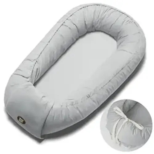 Infant Support Cushion, Adjustable Baby Support Pad for Newborn, Breathable & Soft Infant Cushion,Tummy Time Mat for Home and Travel,Baby Girls & Boys Babies Stuff, Baby Shower Gifts, Grey