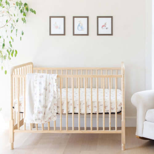 PETER RABBIT™ COTTON MUSLIN CRIB SHEETS – Saranoni