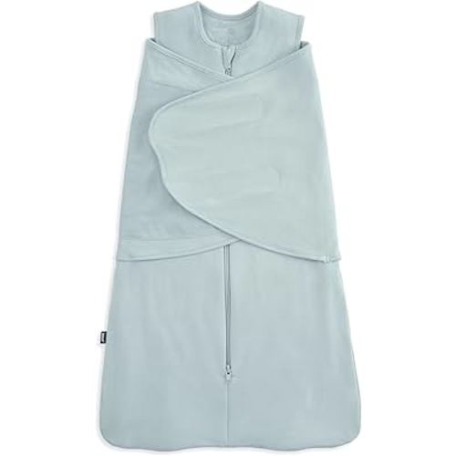 HALO Sleepsack Supersoft Swaddle, Viscose Made from Bamboo, Sleeping Bag for Babies, 2 TOG, 0-6 Months, Small (Pack of 1), Calm Sage