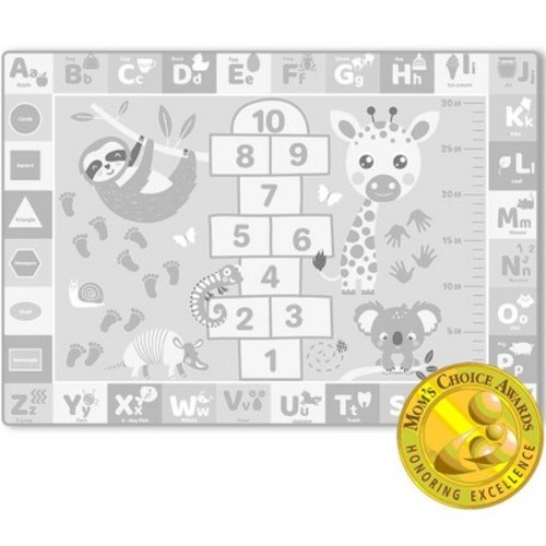 QUOKKA Baby Play Mat for Floor – Super Soft Plush ABC Rug for Toddlers & Infants – Large Padded Non-Slip Surface for Crawling & Playing