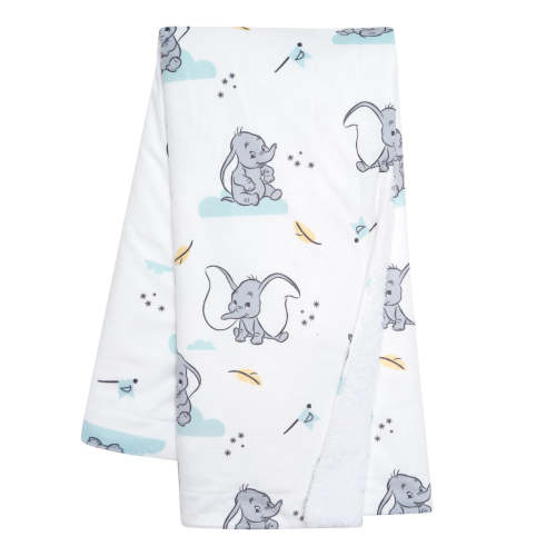 Disney Baby Dumbo Elephant White Minky/Fleece Sherpa Baby Blanket
– Lambs & Ivy