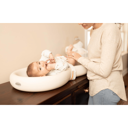 Peanut Wipeable Changing Pad - Vanilla