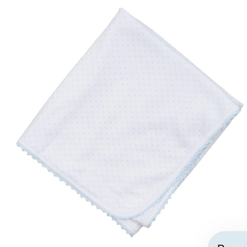 Little Love Receiving Blanket - Light Blue