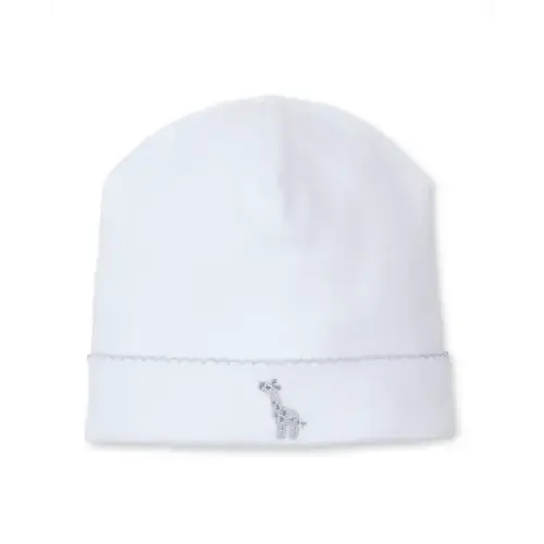 Hand Emb. Premier Giraffe Glee White/Silver Hat