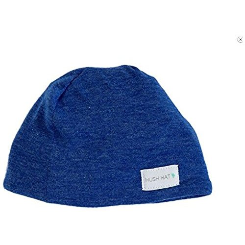 Hush Baby Hat with Softsound Technology and Medical Grade Sound Absorbing Foam, Cobalt Blue/Medium