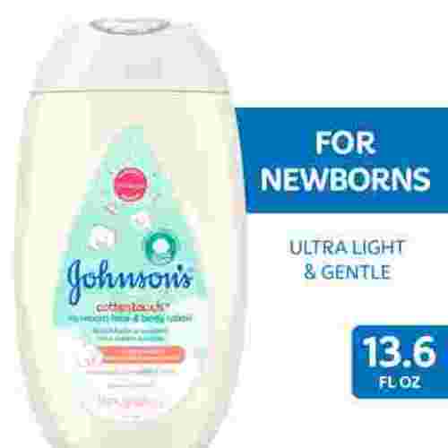 Johnson's CottonTouch Newborn Baby Face and Body Lotion, 13.6 oz