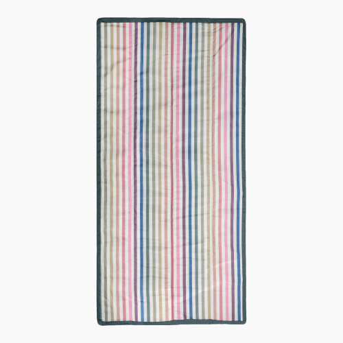 Little Unicorn Outdoor Blanket - Chroma Rugby Stripe, 5 X 10 Ft