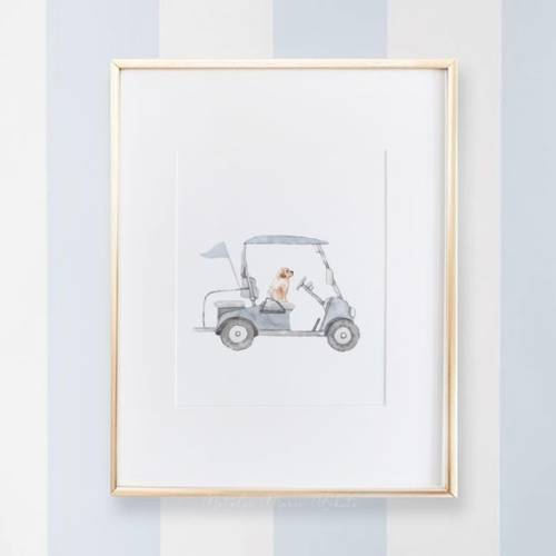 Golden Retriever Golf Nursery Decor Golf Wall Art Golf Nursery Art Puppy Wall Art Printable - Etsy