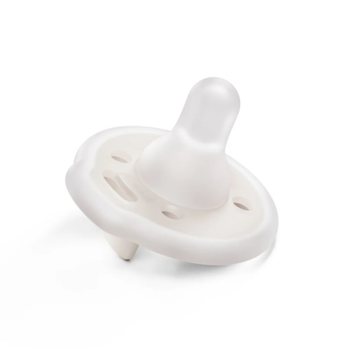 babypace breast-like pacifier 0-12 mo single - pearl | mōmi