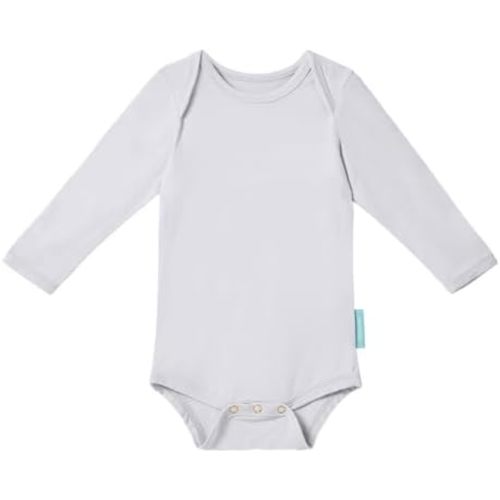 Supersoft Long Sleeve Baby Bodysuits, Premium Bamboo Rayon Bodysuit Unisex Boy Girl 0-3-6-9-18-24 months
