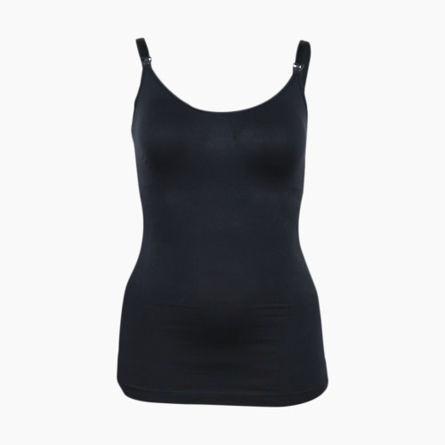 Cake Maternity Toffee Shaping Nursing Tank Top - Black, Medium