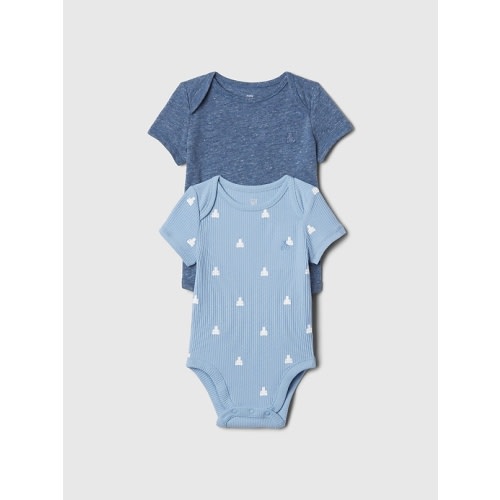 Baby First Favorites Bodysuit (2-Pack) in dark indigo, size: 0-3 M
