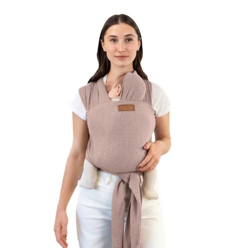 Waffle Knit Wrap - Sandstone