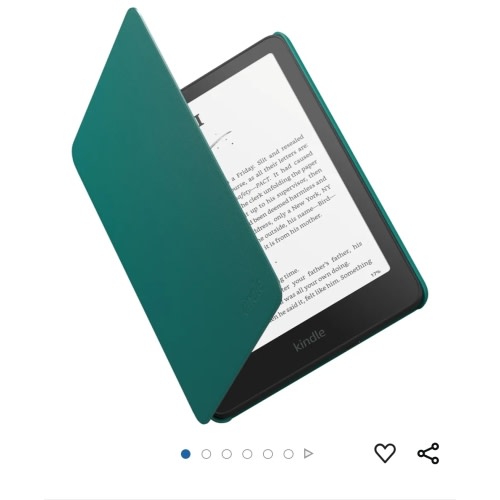 Introducing All-New Amazon Plant-Based Leather Case- Lightweight, Protective Cover Designed with Sustainability in Mind for All-new Kindle Paperwhite and Kindle Colorsoft Signature Edition
