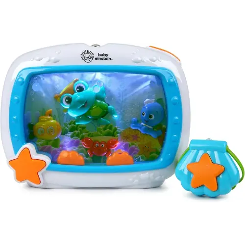 Baby Einstein Sea Dreams Soother Musical Crib Toy and Sound Machine, Newborn and up