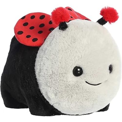 Aurora® Adorable Spudsters™ Lori Ladybug™ Stuffed Animal - Comforting Cuddles - Playful Companions - Black 10 Inches