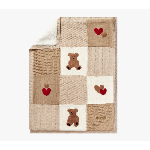 Heirloom Teddy Bear Baby Blanket