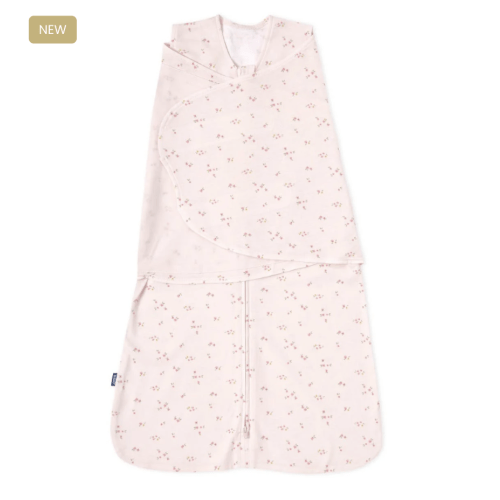 Pink Floral Cotton Swaddle - Small | HALO