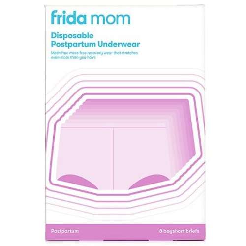Frida Mom Boyshort Disposable Underwear for Postpartum Care