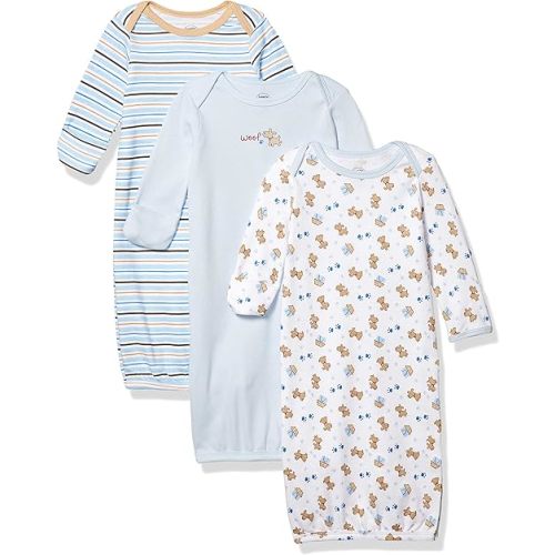 Luvable Friends Baby Girls' Cotton Gowns