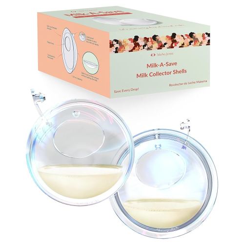Breast Milk Collector Shells | Soft Milk Catchers | Don't Waste Your Milk in Nursing Pads, Save it with Milk-A-Save | Recolector de Leche Materna
