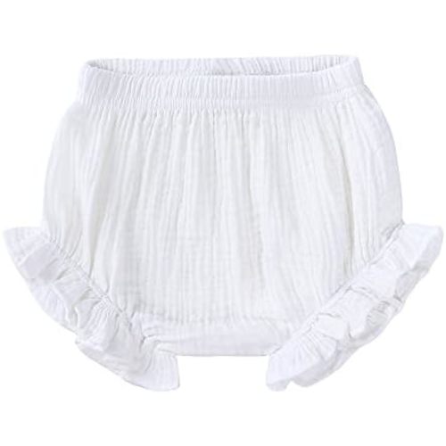 Durio Baby Bloomers for Toddler Girls Newborn Diaper Covers for Girls Cute Cotton Baby Girl Shorts