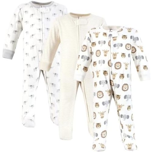 Hudson Baby Unisex Baby Cotton Sleep and Play