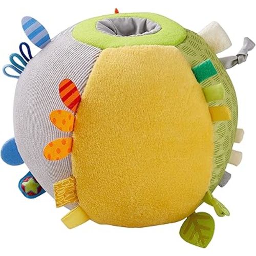 HABA Baby Balls - Machine Washable Baby Sensory Toys - Ideal Baby Toy for Teething, Tummy Time Toys for Ages 6 Months & up