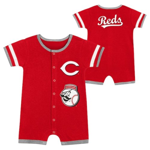 Newborn Cincinnati Reds Red Double Hit Coveralls