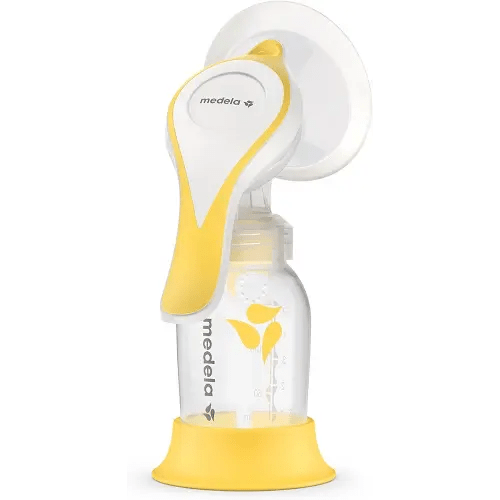 Medela Harmony Manual Breast Pump, Compact Swiss Design with PersonalFit Flex Shields and Medela's 2-Phase Expression Technology