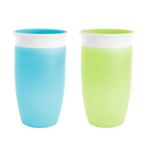 Munchkin Miracle 360° Sippy Cup - 20oz - 2pk - Green/blue