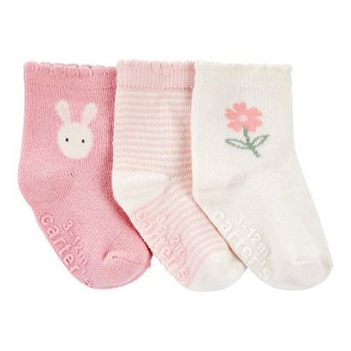 Baby Girl Carter's 3-pack Bunny Socks 0-3M