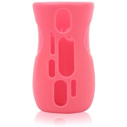 Olababy Silicone Sleeve for Avent Natural Glass Bottles (8 oz, Pink)