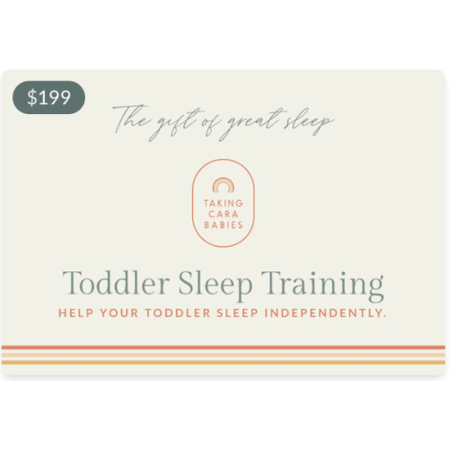 Taking Cara Babies: Toddler Sleep Training