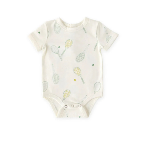 Short Sleeve Henley One-Piece