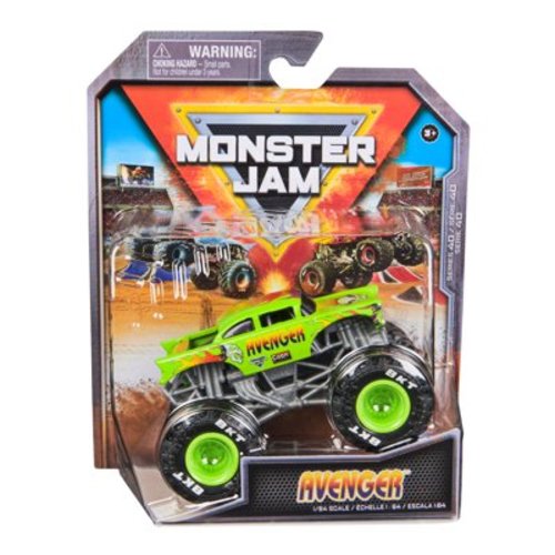 Monster Jam, Official Avenger Monster Truck, Die-Cast Vehicle, 1:64 Scale, Kids Toys for Boys Ages 3 and up