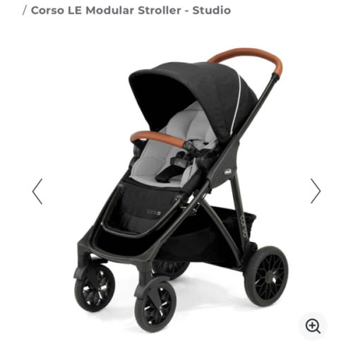 Corso LE Quick Folding Full Size Modular Stroller in Studio | Chicco