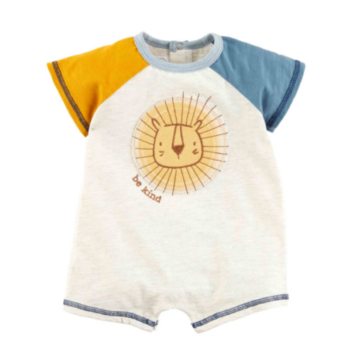Be Kind Lion Baby Shortall