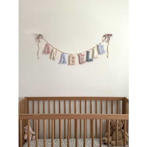 Custom Name Banner: Hanging Nursery Decor