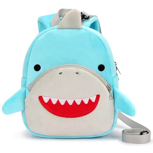 mibasies Toddler Backpacks for Girls 2-4: Plush Backpack -3D Animal Cartoon Mini Travel Bag -10 inch Toddler Backpack Leash