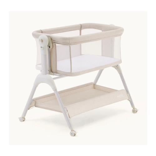 HARPPA Cuddly Sway | 3-in-1 Rocking Baby Bassinet & Bedside Sleeper with Anti-Reflux Mattress for Newborns | Attaches to Bed, Adjustable Height, Tool-Free Setup, Portable Wheels, CPSC Certified, Gentle Rocking Motion | Ideal for Infants, Safe Co-Sleeping