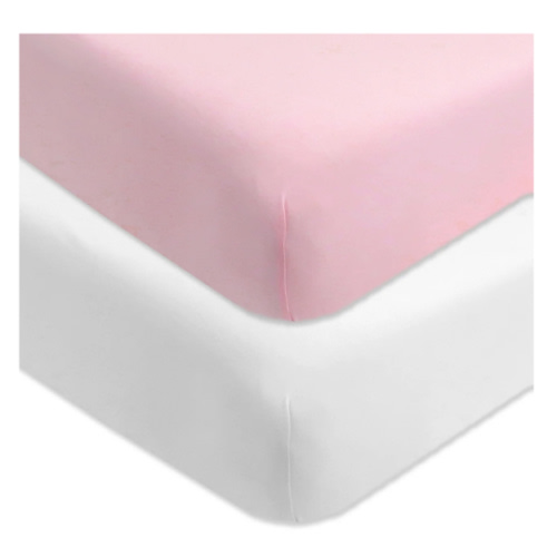 2-Pack Organic Cotton Fitted Crib Sheets | Honest Baby Clothing