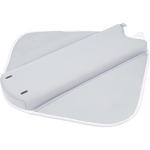 Ubbi Cushioned Elbow Rest, Non-Slip, Baby and Toddler Bath Time Must Have Accessory for Parents, Included Pockets for Bath Supplies Storage, Gray Stingray