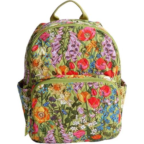 Vera Bradley Small Banbury Backpack, Cotton Gabardine, Meadow Bouquet