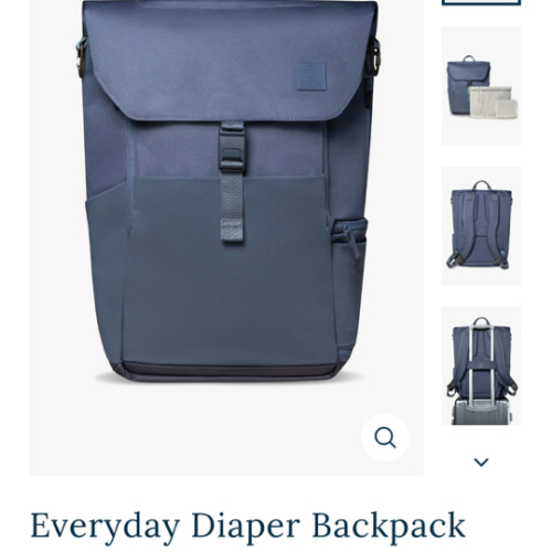Everyday Diaper Backpack / Dusky Blue
